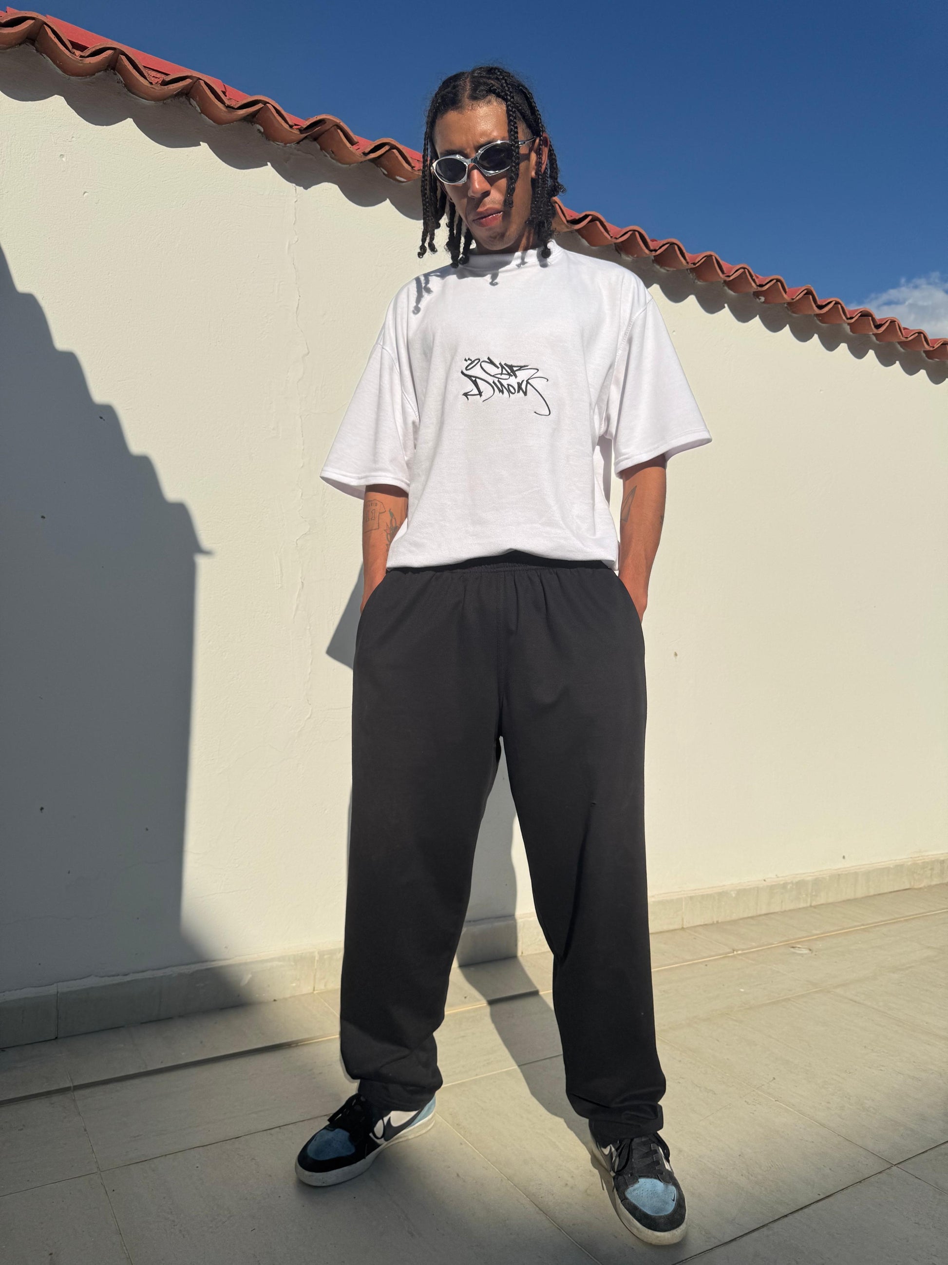 Camiseta Oversize Basica Blanca